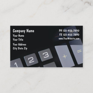 Accountant Business Cards
