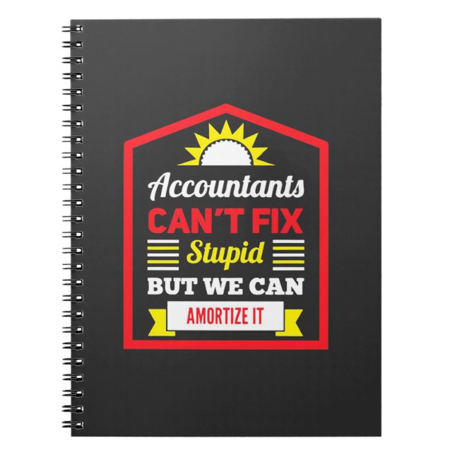 Accountant Can Fix It Notebook (Front)