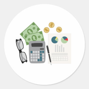 Accountant Classic Round Sticker
