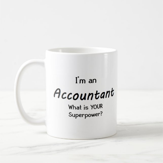 accountant coffee mug (Left)