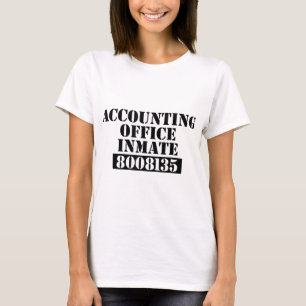 Accountant Costume Accounting Office Inmate T-Shirt