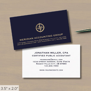  Accountant CPA Professional Business Card