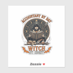 Accountant Day Witch Night Halloween Magic Book_1
