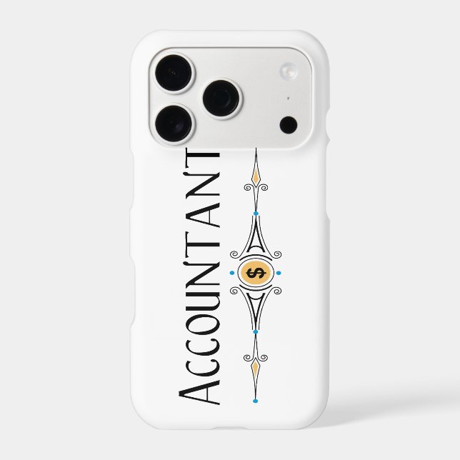 Accountant Decorative Line (Back)