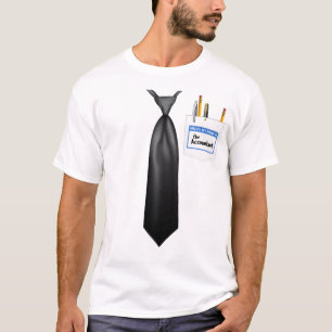 Accountant Dress Up with Tie Comfortable Work T-Shirt