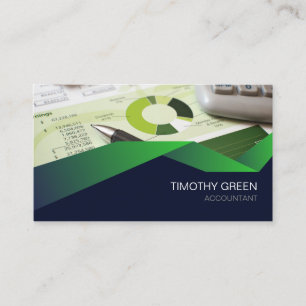 Accountant Finance Financial Business Card
