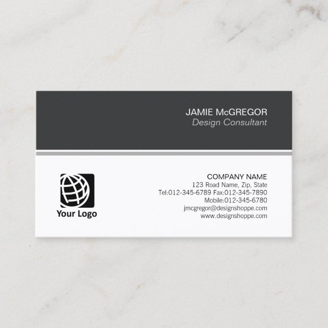Accountant Finance Simple Minimal Professional Business Card (Front)