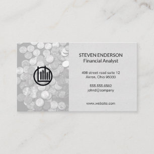 Accountant   Financial Money Manager Business Card