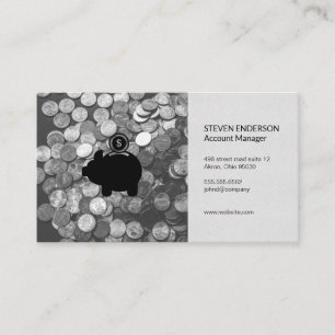 Accountant Financial Money Manager Business Card