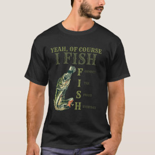 Accountant Fish Bookkeeper Balance Tax Inspector T-Shirt