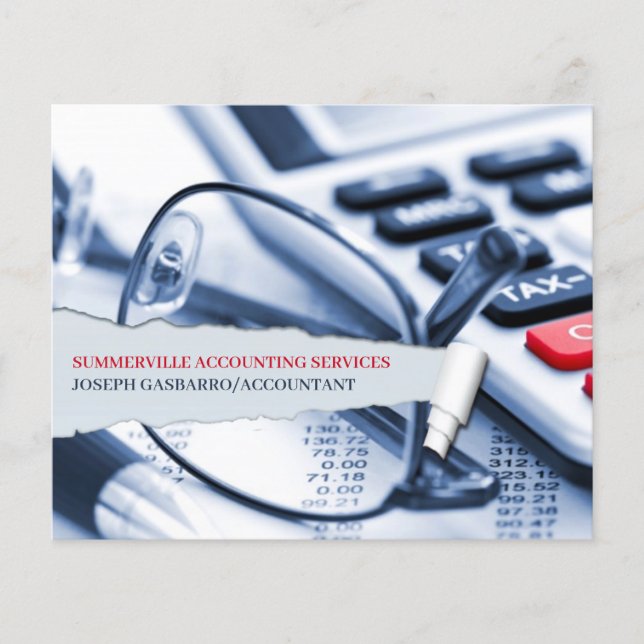 Accountant  flyer (Front)