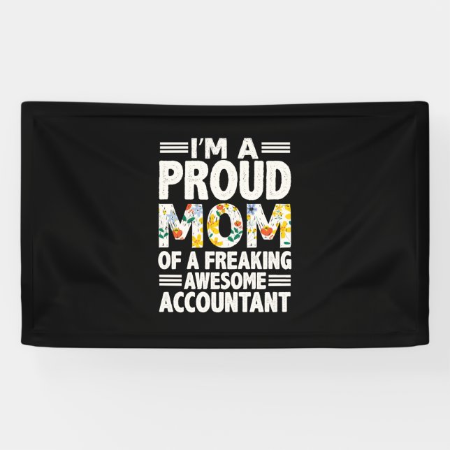 Accountant Gift | A Freaking Awesome Accountant Banner (Horizontal)