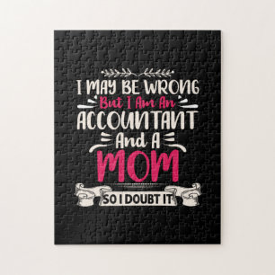 Accountant Gift   Accoutant And A Mum Jigsaw Puzzle