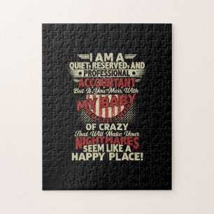 Accountant Gift I Am A Professional Accountant Jigsaw Puzzle
