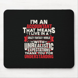 Accountant Gift   I Am An Accountant Mouse Mat