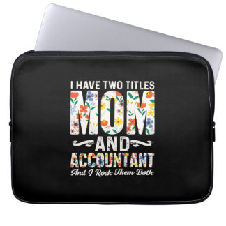 Accountant Gift | Mum And Accountant Laptop Sleeve