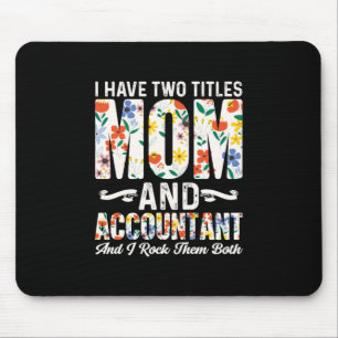 Accountant Gift Mum And Accountant Mouse Mat