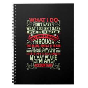 Accountant Gift   My Way Of Life Im An Accountant Notebook