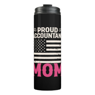 Accountant Gift   Proud Accountant Mum Thermal Tumbler