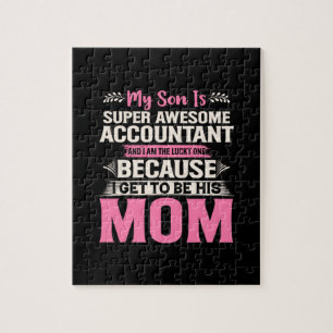 Accountant Gift Super Awesome Accountant Jigsaw Puzzle