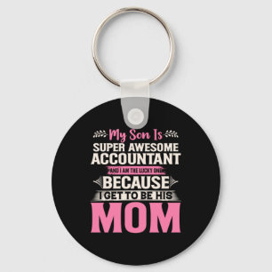 Accountant Gift Super Awesome Accountant Key Ring