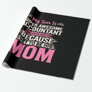 Accountant Gift | Super Awesome Accountant Wrapping Paper