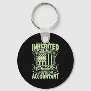 Accountant Gift   The Title  Accountant Key Ring