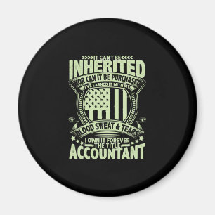 Accountant Gift The Title Accountant Magnet