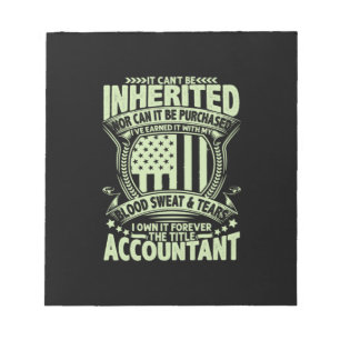 Accountant Gift   The Title  Accountant Notepad