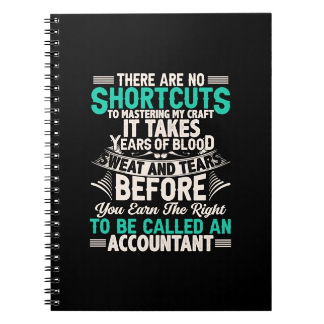 Accountant Gift | To Be Called An Accountant Notebook (Front)