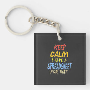 Accountant Have A Spreadsheet For That Key Ring