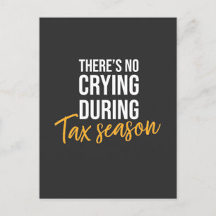 Accountant In Tax Season Postcard