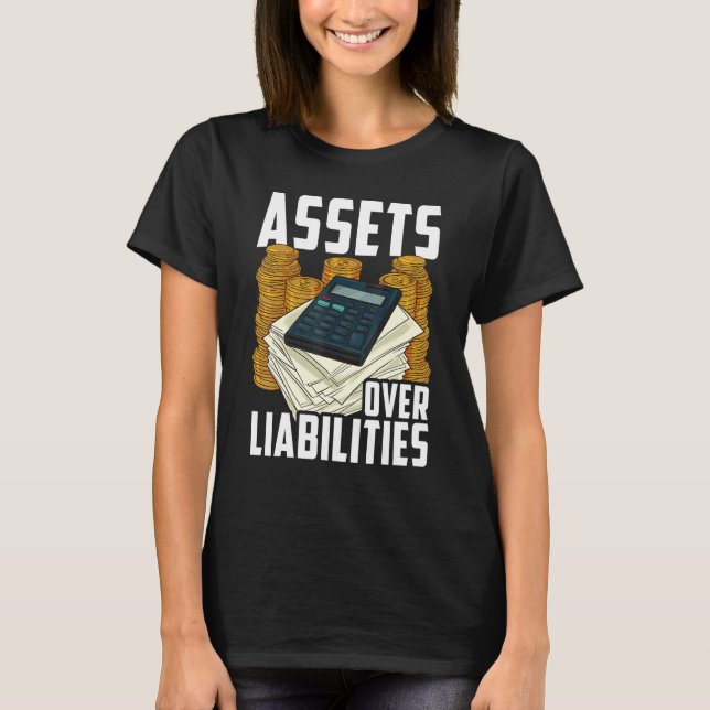 Accountant Inspired Cpa Related Assets Design 8 T-Shirt (Front)