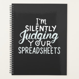 Accountant Judging Your Spreadsheets Planner