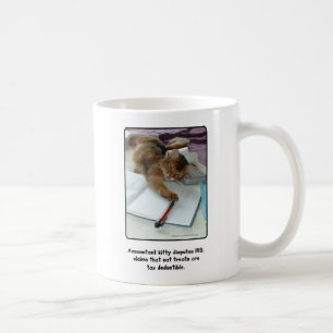 Accountant Kitty Mug