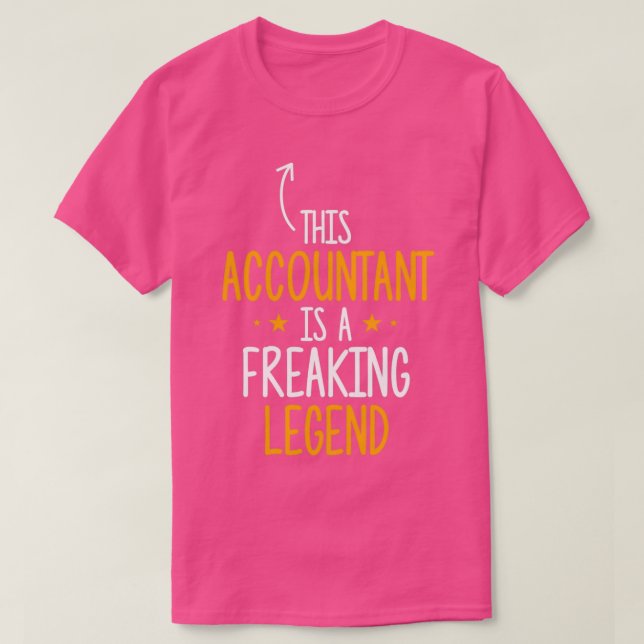Accountant Legend T-Shirt (Design Front)