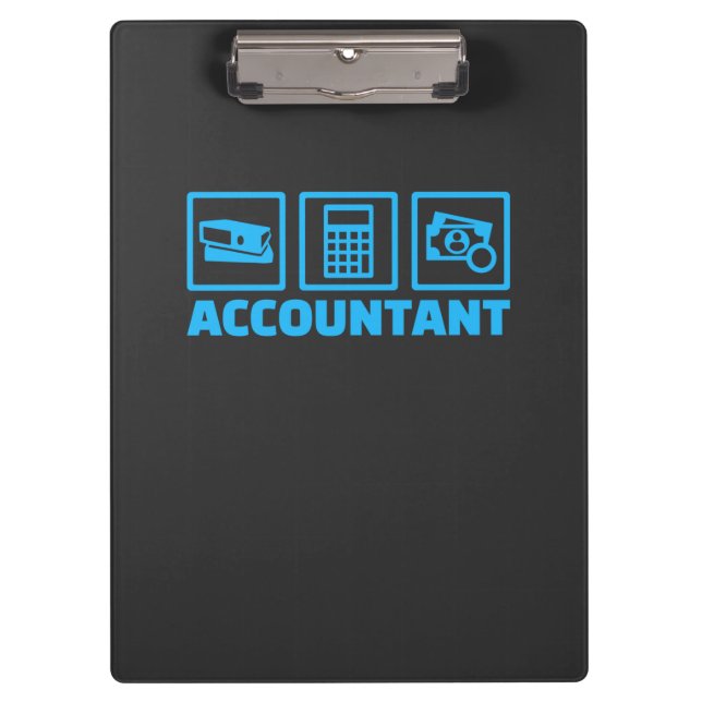 Accountant Life Clipboard (Front)