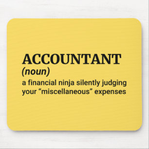 Accountant Life Explained Mouse Mat