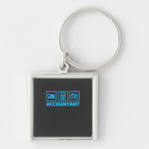 Accountant Life Key Ring