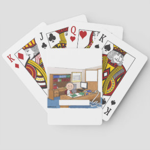 Accountant, Male - Personalized Cartoon Gift Playing Cards