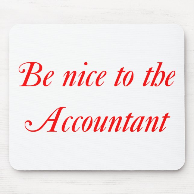 Accountant Mouse pad (Front)