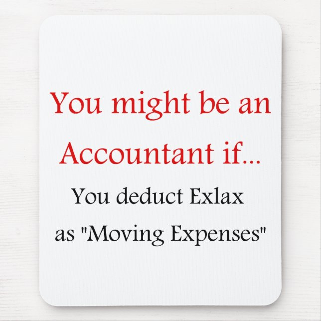 Accountant Mouse pad (Front)