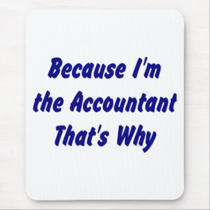 Accountant Mouse pad