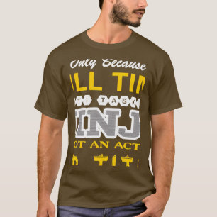 Accountant Multi Tasking Ninja T-Shirt