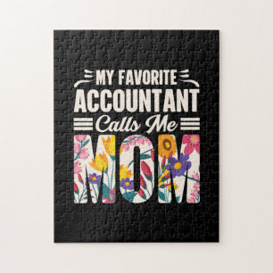 Accountant My Favourite Accountant Calls Me Mum Jigsaw Puzzle