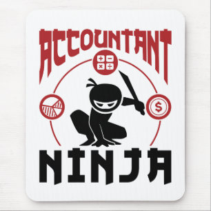 Accountant Ninja Accounting CPA Mouse Mat