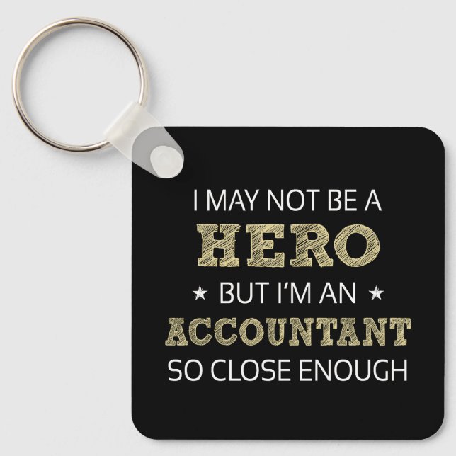 Accountant Novelty Key Ring (Front)