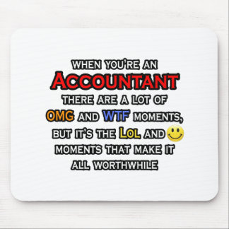 Accountant ... OMG WTF LOL Mouse Mat
