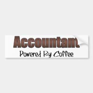 Accountant Powered By Coffee Bumper Sticker
