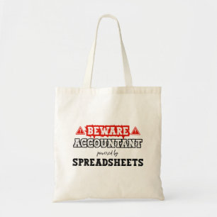 Accountant Powered By Spreadsheet Accounting Tote Bag